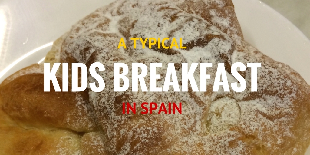 A Typical Kids Breakfast in Spain